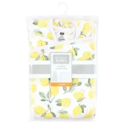Hudson Baby Infant Girl Convertible Swaddle Sleep Sack, Lemon