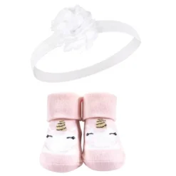 Hudson Baby Girl Headband And Socks Giftset, Gold Unicorn, One Size -Hudson Baby Store GUEST 505069df b87c 47b1 a8bf 486e332a49bf