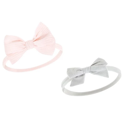 Hudson Baby Infant Girl Sock And Headband 12pc Set, Basic Pink Gray, 0-9 Months 2 Hudson Baby Infant Girl Sock And Headband 12pc Set, Basic Pink Gray, 0-9 Months - Image 2