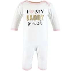 Hudson Baby Infant Girl Cotton Coveralls, Daddys Princess -Hudson Baby Store GUEST 5602089e 02ec 4ae0 8969 b1d09c40fe44