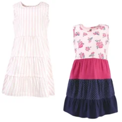 Hudson Baby Baby Girls Cotton Dresses, Pink Navy Floral -Hudson Baby Store GUEST 5657dea6 2a0c 4df0 ad4b 5974e1c5f595