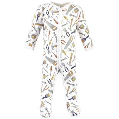 Hudson Baby Infant Boys Cotton Sleep And Play, Bodysuit And Bandana Bib Set, Construction Work 3 Hudson Baby Infant Boys Cotton Sleep And Play, Bodysuit And Bandana Bib Set, Construction Work - Image 3