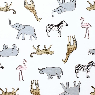 Hudson Baby Infant Girl Changing Pad Cover, Modern Pink Safari, One Size 1 Hudson Baby Infant Girl Changing Pad Cover, Modern Pink Safari, One Size