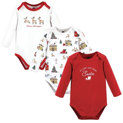 Hudson Baby Unisex Baby Cotton Long-Sleeve Bodysuits, North Pole 6 Hudson Baby Unisex Baby Cotton Long-Sleeve Bodysuits, North Pole - Image 6