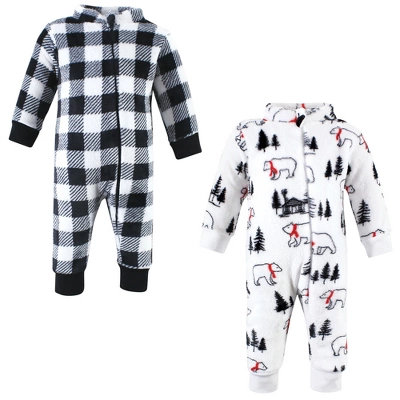 Hudson Baby Unisex Plush Jumpsuits, Winter Bear 8 Hudson Baby Unisex Plush Jumpsuits, Winter Bear - Image 8