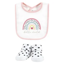 Hudson Baby Infant Girls Cotton Bib And Sock Set, Modern Rainbow, One Size 6 Hudson Baby Infant Girls Cotton Bib And Sock Set, Modern Rainbow, One Size -Hudson Baby Store GUEST 5e028a93 5c7f 41d6 8622 9713b8215048