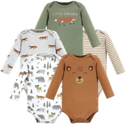 Hudson Baby Unisex Baby Cotton Long-Sleeve Bodysuits, Woodland Animals -Hudson Baby Store GUEST 5f25c982 090f 4849 9221 d2fdce401171
