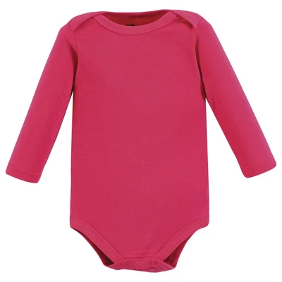 Hudson Baby Infant Girl Cotton Long-Sleeve Bodysuits, Girl Dogs 7-Pack 7 Hudson Baby Infant Girl Cotton Long-Sleeve Bodysuits, Girl Dogs 7-Pack - Image 7