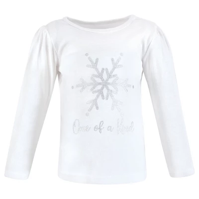 Hudson Baby Infant And Toddler Girl Long Sleeve T-Shirts, Girl Winter Animals 5 Hudson Baby Infant And Toddler Girl Long Sleeve T-Shirts, Girl Winter Animals - Image 5