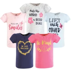 Hudson Baby Infant And Toddler Girl Short Sleeve T-Shirts, Be Kind -Hudson Baby Store GUEST 6573d3a9 e627 4629 bf72 f5e79a424746
