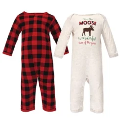 Hudson Baby Infant Boy Holiday Cotton Coveralls 2pk, Moose Wonderful Time -Hudson Baby Store GUEST 65821b9b 00fb 4319 bc17 c5f29d009c47