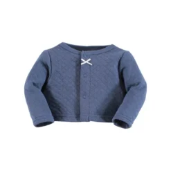 Hudson Baby Infant And Toddler Girl Quilted Cardigan And Dress, Blue Toile -Hudson Baby Store GUEST 658b5129 bc26 497f 9781 40624958cdd3