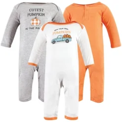 Hudson Baby Unisex Baby Cotton Coveralls, Pumpkin Truck -Hudson Baby Store GUEST 6744b8e2 ab7a 4b8d 97a7 9f33bd6b6074