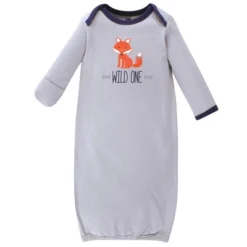 Hudson Baby Boy Cotton Gowns, Wild One, Preemie/Newborn -Hudson Baby Store GUEST 67aac63c c346 4461 97f8 0ee08084224c