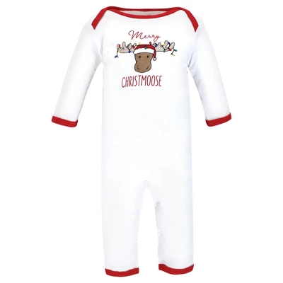 Hudson Baby Infant Boy Cotton Coveralls, Christmoose 2 Hudson Baby Infant Boy Cotton Coveralls, Christmoose - Image 2