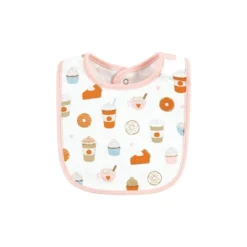 Hudson Baby Infant Girl Cotton Bib And Headband Or Caps Set, Pumpkin Spice Date, One Size -Hudson Baby Store GUEST 67f8ab28 f5c6 4d1f aa70 769bf8002722