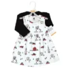 Hudson Baby Baby Girls Cotton Dress And Cardigan Set, Christmas Scene