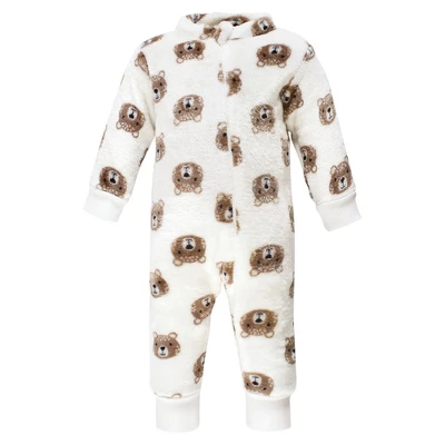 Hudson Baby Unisex Toddler Plush Jumpsuits, Bear 2 Hudson Baby Unisex Toddler Plush Jumpsuits, Bear - Image 2