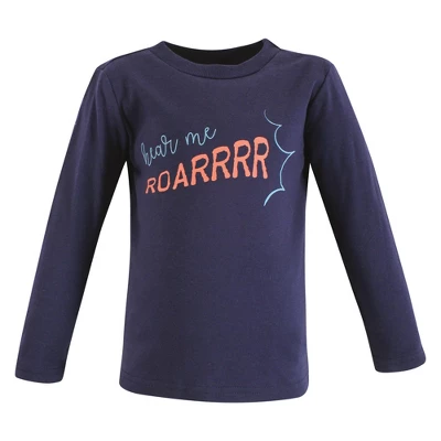 Hudson Baby Infant And Toddler Boy Long Sleeve T-Shirts, Construction Dino 6 Hudson Baby Infant And Toddler Boy Long Sleeve T-Shirts, Construction Dino - Image 6