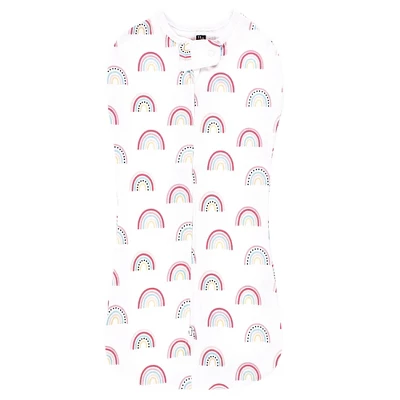 Hudson Baby Infant Girl Sleep Pod, Modern Rainbow, 0-2 Months 3 Hudson Baby Infant Girl Sleep Pod, Modern Rainbow, 0-2 Months - Image 3