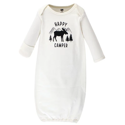 Hudson Baby Infant Unisex Cotton Gowns, Moose, 0-6 Months 4 Hudson Baby Infant Unisex Cotton Gowns, Moose, 0-6 Months - Image 4