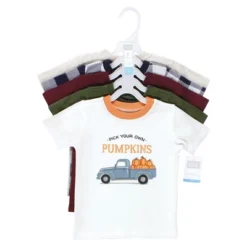 Hudson Baby Boy Short Sleeve T-Shirts, Fall Activities