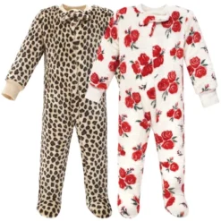 Hudson Baby Infant Girls Plush Sleep And Play, Red Rose Leopard -Hudson Baby Store GUEST 7ab990d3 5f0f 4fb7 a805 e2c593cb53f1