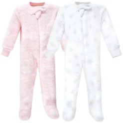 Hudson Baby Infant Girl Plush Sleep And Play, Snowflakes -Hudson Baby Store GUEST 7b9ca2d3 a848 4f33 8fe3 c068512513a6