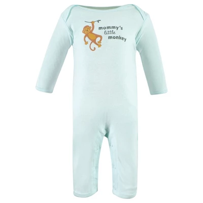 Hudson Baby Unisex Baby Cotton Coveralls, Little Monkey 3 Hudson Baby Unisex Baby Cotton Coveralls, Little Monkey - Image 3