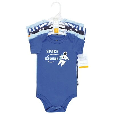 Hudson Baby Infant Boy Cotton Bodysuits, Astronaut 1 Hudson Baby Infant Boy Cotton Bodysuits, Astronaut