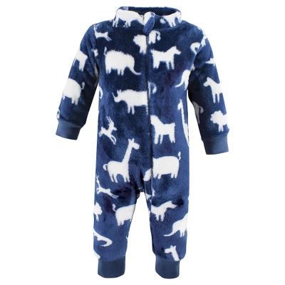 Hudson Baby Unisex Toddler Plush Jumpsuits, Safari Silhouette 2 Hudson Baby Unisex Toddler Plush Jumpsuits, Safari Silhouette - Image 2