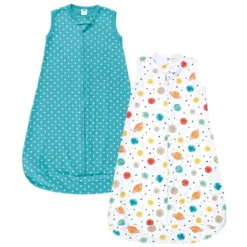 Hudson Baby Cotton Sleeveless Wearable Sleeping Bag, Sack, Blanket, Happy Planets -Hudson Baby Store GUEST 83fa4856 28f1 4edc be29 1306ed7f8354