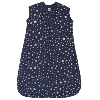 Hudson Baby Infant Premium Quilted Sleeveless Sleeping Bag And Wearable Blanket, Metallic Stars 1 Hudson Baby Infant Premium Quilted Sleeveless Sleeping Bag And Wearable Blanket, Metallic Stars