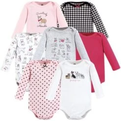 Hudson Baby Infant Girl Cotton Long-Sleeve Bodysuits, Girl Dogs 7-Pack 23 Hudson Baby Infant Girl Cotton Long-Sleeve Bodysuits, Girl Dogs 7-Pack -Hudson Baby Store GUEST 8519d7b2 53da 4ba9 868f 12eaf0a8563f