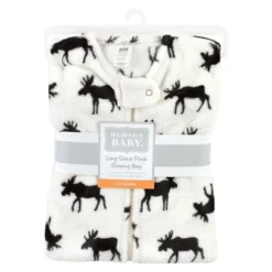 Hudson Baby Store 33 Hudson Baby Plush Long-Sleeve Sleeping Bag, Sack, Blanket, Moose