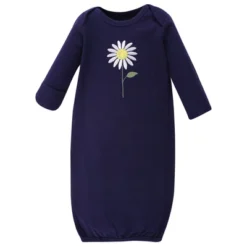 Hudson Baby Infant Girl Cotton Long-Sleeve Gowns 4pk, Daisy, 0-6 Months -Hudson Baby Store GUEST 860f4897 bcbc 4fb8 a8a8 cd39bbb800ae