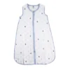 Hudson Baby Infant Boy Muslin Cotton Sleeveless Wearable Sleeping Bag, Sack, Blanket, Anchor