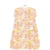 Hudson Baby Infant Girl Long Sleeve Cotton Jersey Sleeping Bag, Sack, Blanket, Peace Love And Flowers