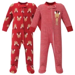Hudson Baby Baby Fleece Zipper Sleep And Play 2pk, Red Reindeer -Hudson Baby Store GUEST 88d0d742 2a5c 45dd a2a8 3855d381833d