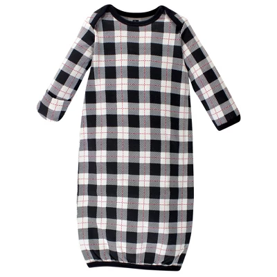 Hudson Baby Infant Unisex Cotton Gowns, Moose, 0-6 Months 3 Hudson Baby Infant Unisex Cotton Gowns, Moose, 0-6 Months - Image 3