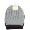 Hudson Baby Family Knitted Caps 3pk, Black Burgundy