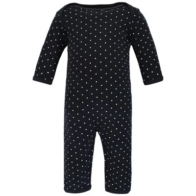 Hudson Baby Infant Girl Cotton Coveralls, Bonjour 3 Hudson Baby Infant Girl Cotton Coveralls, Bonjour - Image 3