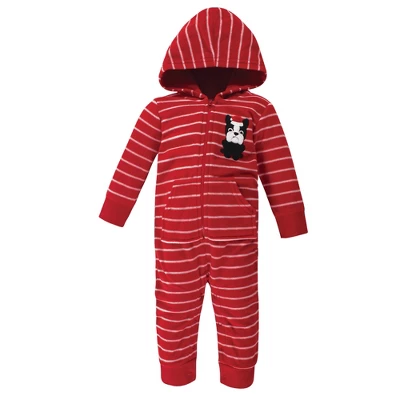Hudson Baby Infant Boy Fleece Jumpsuits, Coveralls, And Playsuits 2pk, Christmas Dog 2 Hudson Baby Infant Boy Fleece Jumpsuits, Coveralls, And Playsuits 2pk, Christmas Dog - Image 2