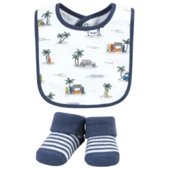 Hudson Baby Infant Boy Cotton Bib And Sock Set, Surfer Dude, One Size 6 Hudson Baby Infant Boy Cotton Bib And Sock Set, Surfer Dude, One Size -Hudson Baby Store GUEST 949139e3 f4a6 4288 a239 c0a64bceef21