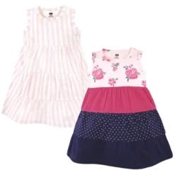 Hudson Baby Baby Girls Cotton Dresses, Pink Navy Floral -Hudson Baby Store GUEST 94f013d2 d448 4d0a b1aa 16ea06a7a364