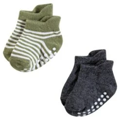 Hudson Baby Infant Boy Non-Skid No-Show Socks, Blue Tan -Hudson Baby Store GUEST 950edee7 b517 44a6 9142 30a6efc55d01
