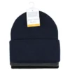 Hudson Baby Family Knit Cuffed Beanie 3pk, Navy Black