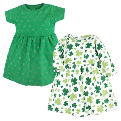 Hudson Baby Infant Girl Cotton Dresses, Shamrocks 8 Hudson Baby Infant Girl Cotton Dresses, Shamrocks - Image 8