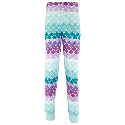 Hudson Baby Girl Cotton Pajama Set, Mermaid 3 Hudson Baby Girl Cotton Pajama Set, Mermaid - Image 3