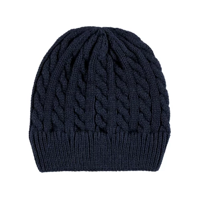 Hudson Baby Family Knitted Caps 3pk, Black Blue 4 Hudson Baby Family Knitted Caps 3pk, Black Blue - Image 4